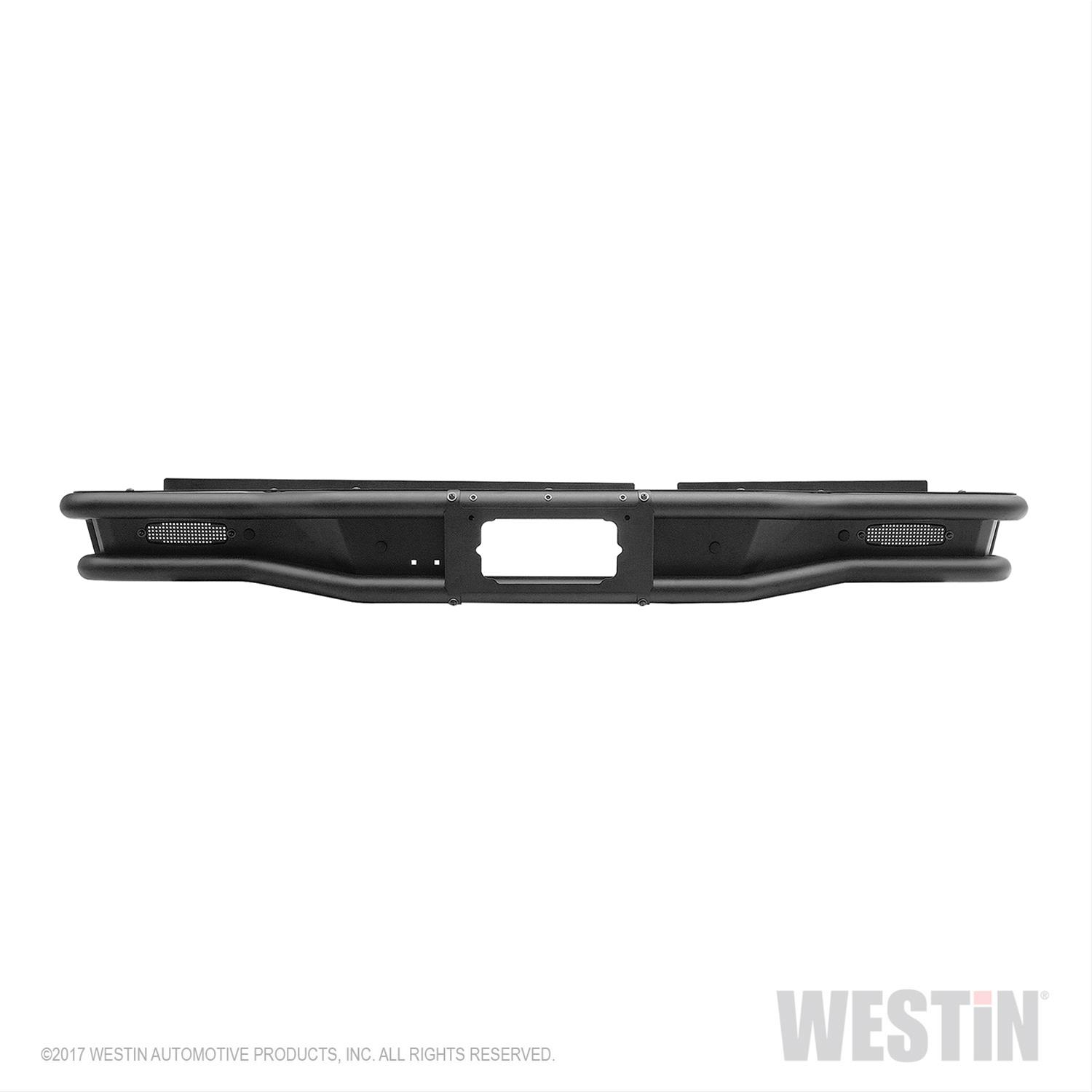 Westin Outlaw Rear Truck Bumper 2009-18 Dodge Ram - Click Image to Close